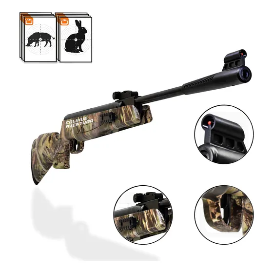 Rifle Nitro Piston Fox Ranger Calibre 5,5mm Camo - Nuevo