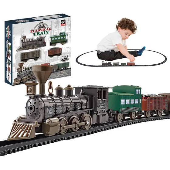 Juego De Tren Para Niños Juguetes De Tren De Juego Que Funci