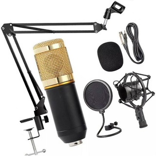 Kit Microfone Live Pod Cast Braço Articulado Filtro Plug Xlr Kit Microfone Live Pod Cast Braço Articulado Filtro Plug Xlr