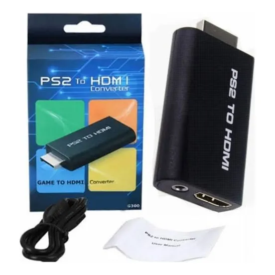Adaptador Conversor Hdmi Para Ps2 Play Station 2