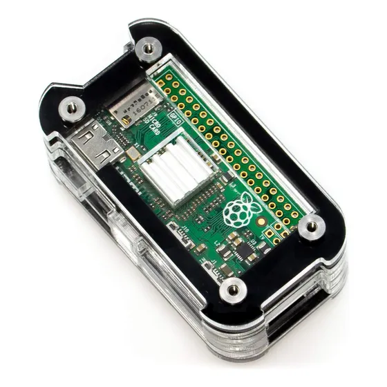 Funda Para Raspberry Pi Zero W Zero4u Usb Hub Rev 2 Black