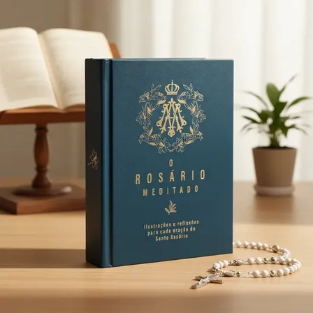 O Rosário Meditado - Ilustrado E Colorido