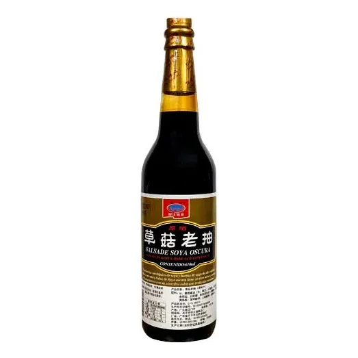 Salsa De Soja Oscura Con Sabor A Hongos Yinjiang China