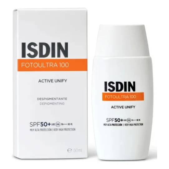 Fotoprotector Fps 50+ Isdin Fotoultra Active Unify 50ml