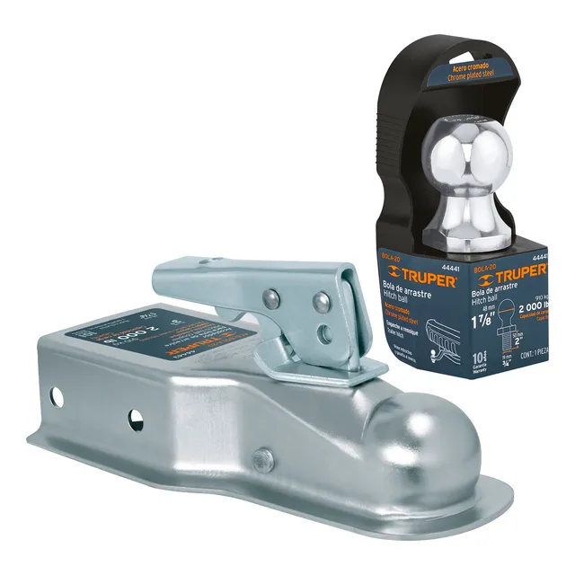 Acoplador Para Remolque A Jalón Kit Bola 2000 Lb Truper