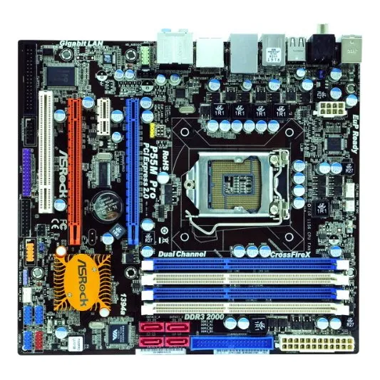 Placa Base Asrock P55m Pro Lga1156 Para Intel P55 Con Soport