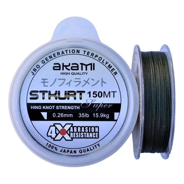 Multifilamento Japonés Akami 4 Hebras 0.26mm 15.90 Kg