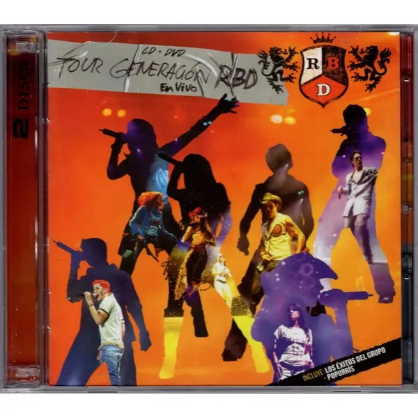 Rbd - Tour Generación Rbd En Vivo - Cd + Dvd
