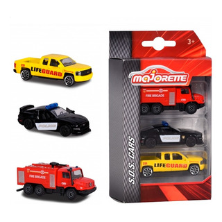 Set De Colección Vehículos Emergencia Majorett Escala 1:64 Set De Colección Vehículos Emergencia Majorett Escala 1:64