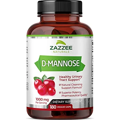 Suplemento: Cápsulas De D-manosa De Zazzee Naturals, 1000 Mg