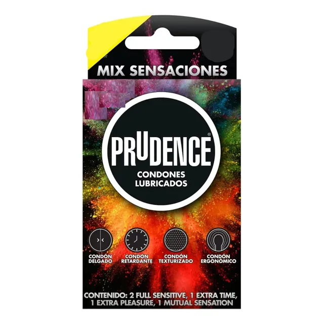Condones Prudence Mix Sensaciones Con 5, Edición Limitada