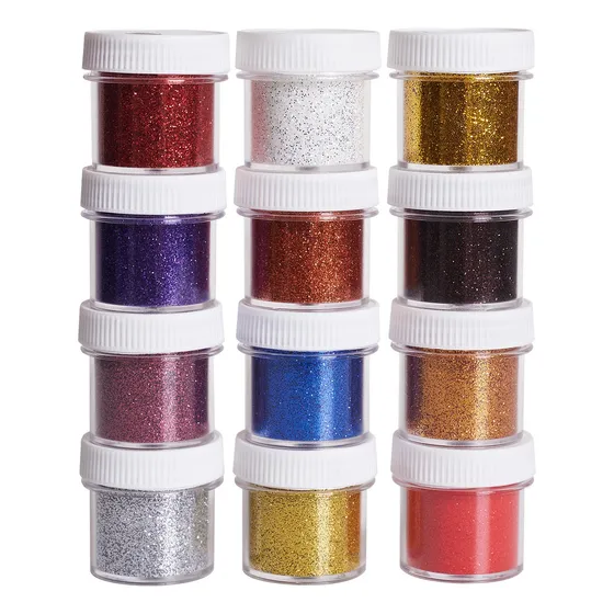 Combo 12 Glitter Perlados Metalizados Brillantes Pigmentos