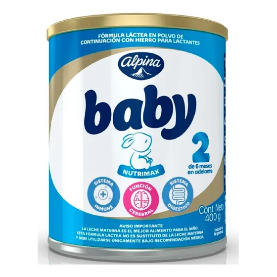 Formula Lactea Infantil Alpina Baby Nutrimax 2 De 6