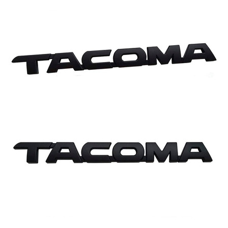 Par De Emblemas Negros Toyota Tacoma Par De Emblemas Negros Toyota Tacoma
