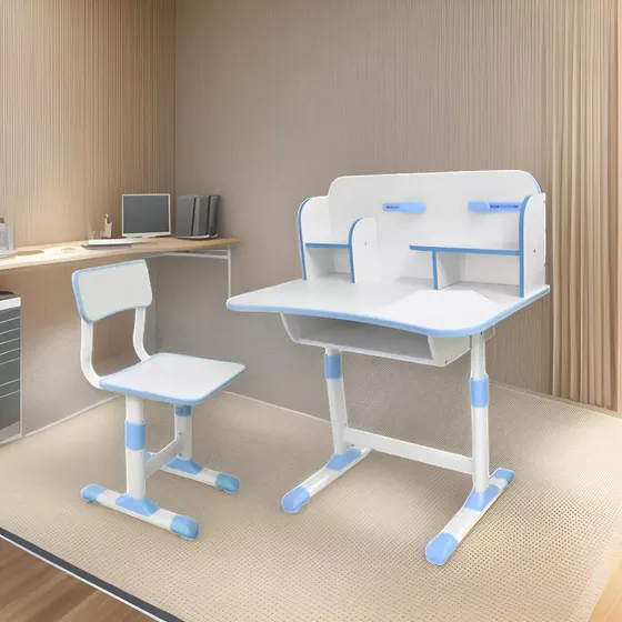 Escritorio De Estudio Con Silla Altura Regulable