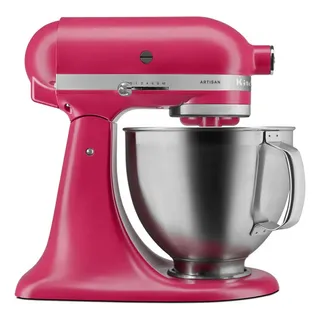 Batedeira Stand Mixer Artisan 4,8l Hibiscus 127v Kitchenaid Rosa 50-60hz Batedeira Stand Mixer Artisan 4,8l Hibiscus 127v Kitchenaid Rosa 50-60hz