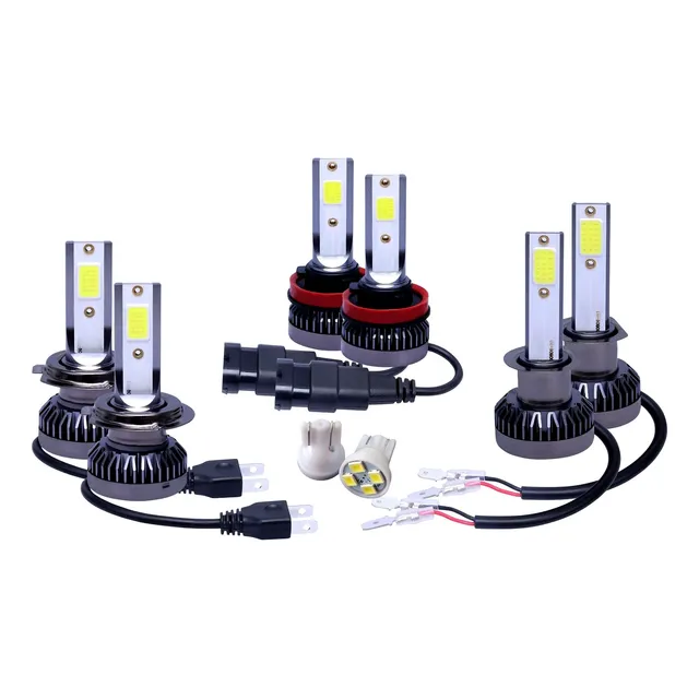 Kit Ultra Super Led Farol Alto Baixo Milha 20000 Lumens