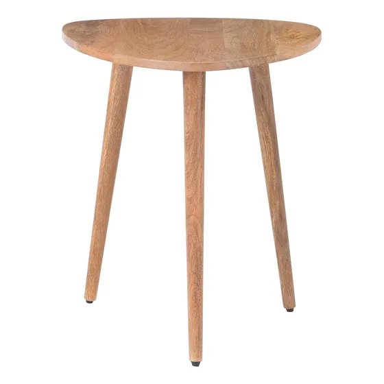 Mh London Mesa Auxiliar Tr Pine I Hecha Mano Madera Mango 18