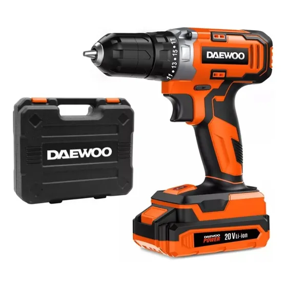 Taladro Atornillador Inalámbrico 20v + Maletin + Bateria 2ah