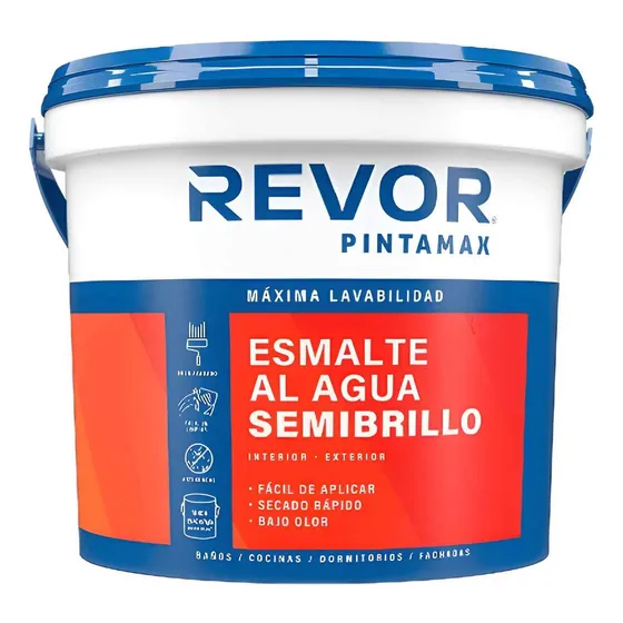 Esmalte Al Agua Semibrillo Pintamax 1 Gl Rosa Certeza Revor