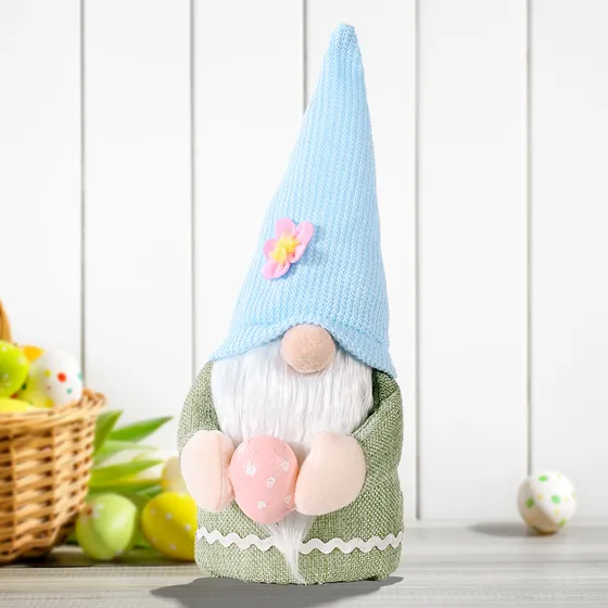Conejo Verde De Pascua Con Huevo Para Escritorio
