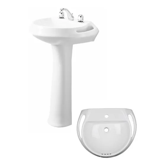 Lavamano Grande Con Pedestal Modelo Aspio Venceramica