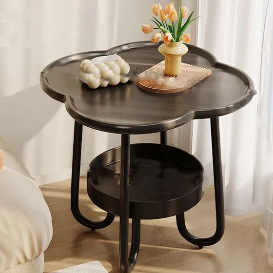 Mesa Auxiliar Centro En Sillon Color Negro