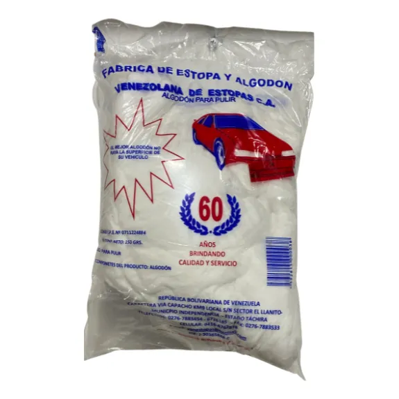 Algodon Para Pulir Empaque De 150 Gramos