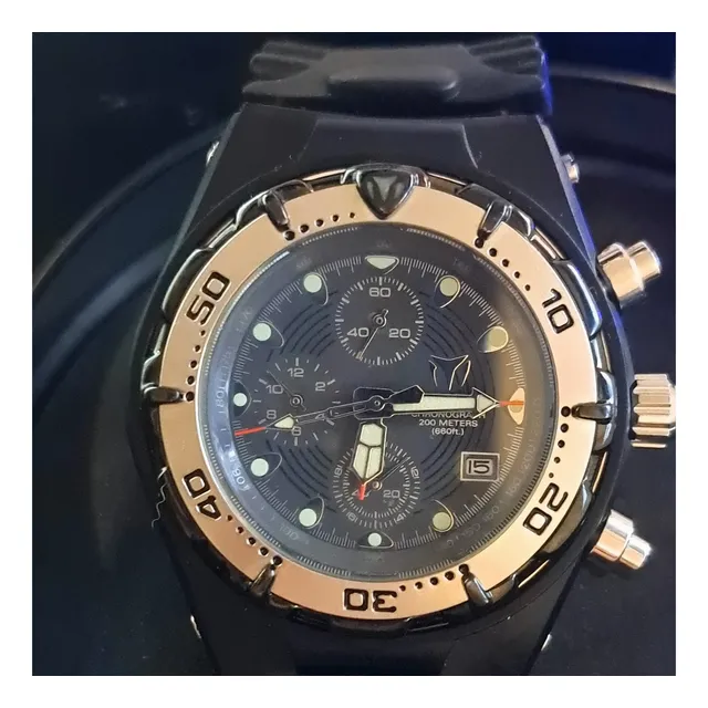 Reloj Technomarine  Squale Ss03 Esfera Gris Primera Edicion
