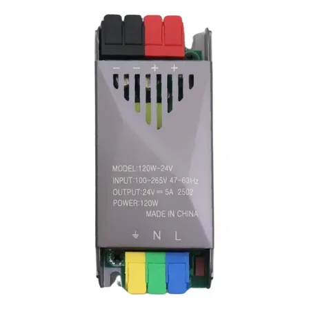 Fonte Driver Slim Perfil 24v 5a 120w Para Fita Led Cob