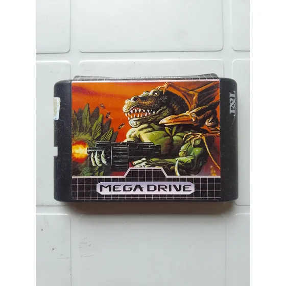 Cartucho Dinossaurs For Hire Original Mega Drive Leia