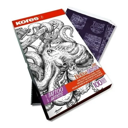Papel Hectografico Kores Tattoo - Tatuajes