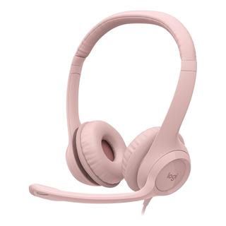 Auricular Logitech H390 Con Cable Y Microfono - Rosa Bebe Auricular Logitech H390 Con Cable Y Microfono - Rosa Bebe