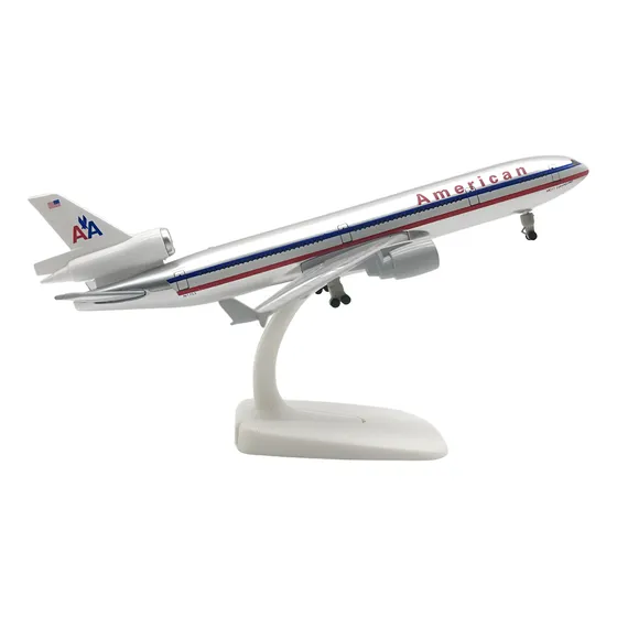 Miniatura Avião American Airlines Md-11 Coleção 1:250 