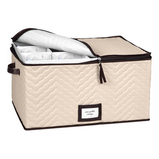 Caja De Almacenamiento De Copas De Vino Con Divisores - Tien Caja De Almacenamiento De Copas De Vino Con Divisores - Tien