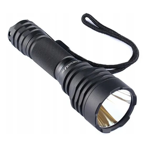 Lanterna Tática Potente C8+ Convoy 2000 Lumens 3 Modos Rifle
