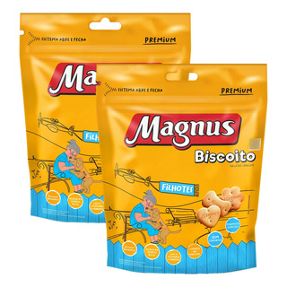 Biscoito Magnus Original Cães Filhotes 250g 2 Unid Biscoito Magnus Original Cães Filhotes 250g 2 Unid