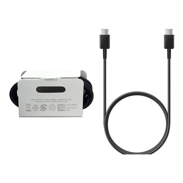 Cable samsung entrada y salida usb-c negro 1m
