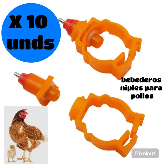 Bebederos Tipos Niples Para Gallinas. Pollos 