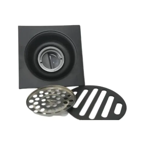 Desagüe De Piso Acero Negro Anti-insectos 4x4 (los Teques)