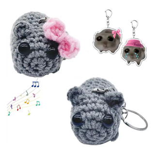 Kit Sad Hámster Triste De Peluche Con Música Sonido Violín Kit Sad Hámster Triste De Peluche Con Música Sonido Violín