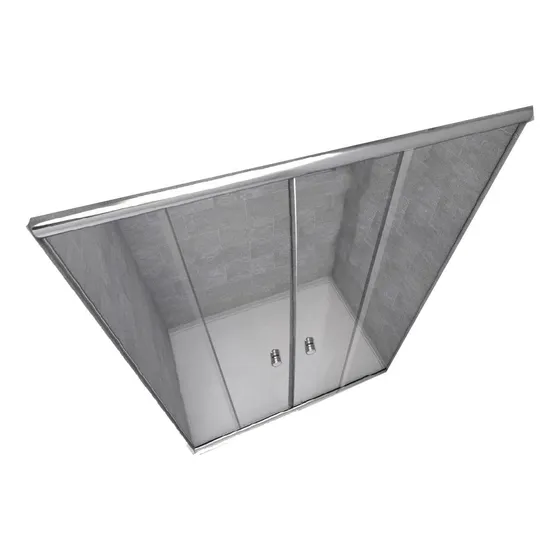 Kit Mampara 2 H/c 2 P/f 200cm P/ Laminado 4+4  S/vidrio