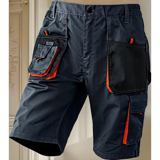 Bermuda Short Trabajo Cargo Industrial Reforzada Neo Safety