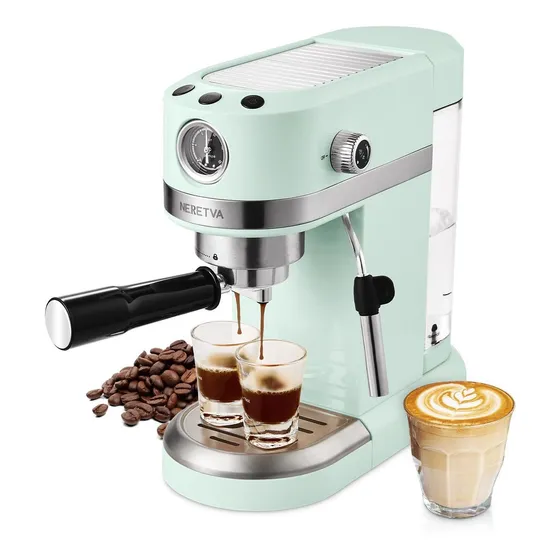 Neretva Maquina Cafe Expreso 20 Bar Varita Vapor Para Latte