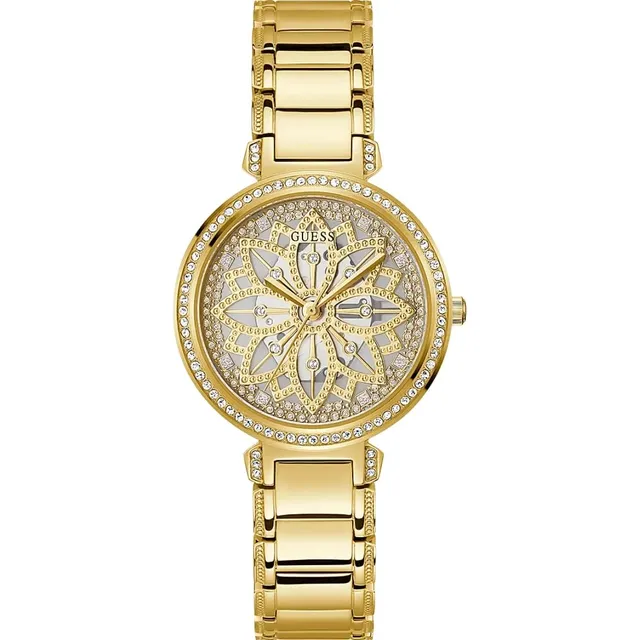Guess Ladies 36mm Watch - Pulsera De Tono De Oro 6jvvt