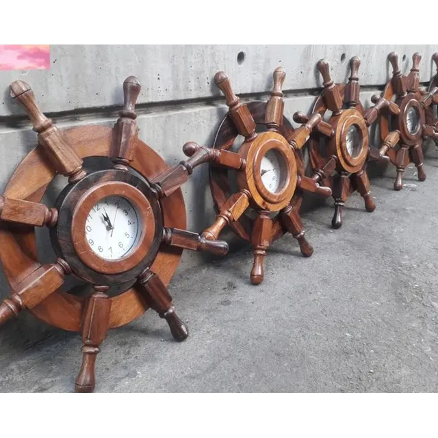 Reloj De Pared Tipo Timón.