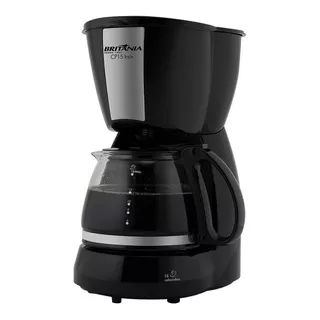 Cafeteira Cp15 Inox 15 Cafezinhos 550w Preto BritĂąnia 220v Cafeteira Cp15 Inox 15 Cafezinhos 550w Preto BritĂąnia 220v