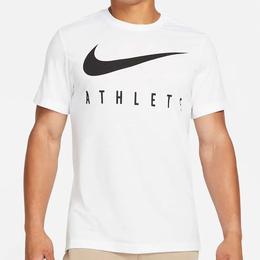 Camiseta Dri-fit Nike Athletee Masculina Branco M Camiseta Dri-fit Nike Athletee Masculina Branco M