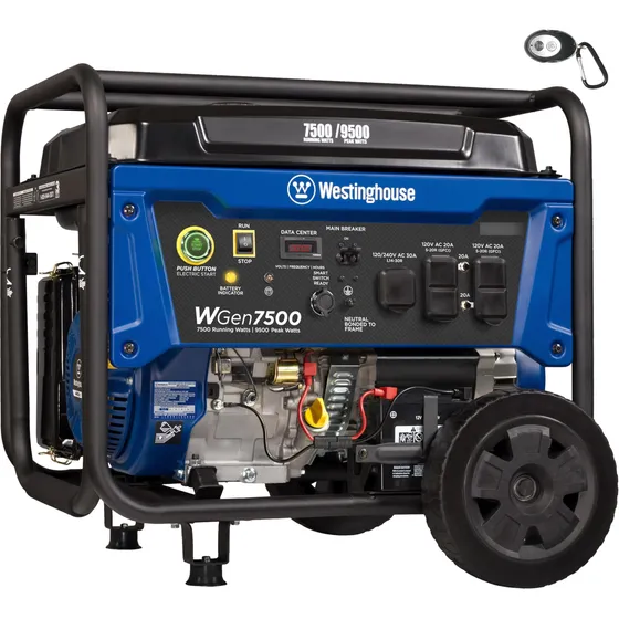 Westinghouse Generador Portátil Para Exterior Wgen7500 Con