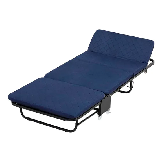 Catre Cama Plegable 180x75cm Acolchonado P/camping - El Rey